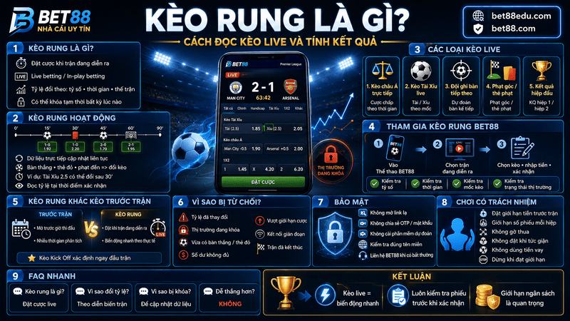 Kèo Rung Là Gì? Hướng Dẫn Đọc Kèo Live Chính Xác